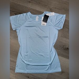 Sky Blue Women's Short Sleeve Top